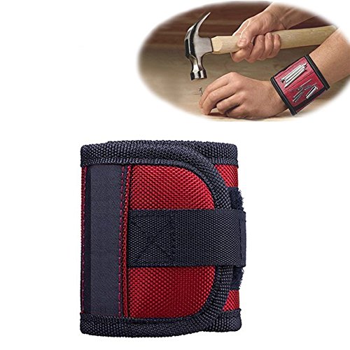 Pasway Magnetische Armbänder für Halten Schrauben, Nägel, Bohrer - 2