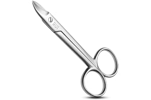 Rui Smiths Forbici professionali per unghie | Taglierina per pedicure in acciaio inox con bordi di taglio micro-seghettati, antiscivolo e manici lunghi per unghie dure | Made in Solingen, Germania