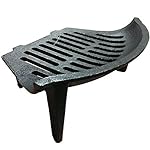 Home Discount&reg; Cast Iron Fire Grate, Small, Black