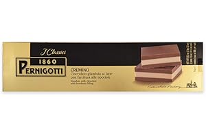 Pernigotti, Torrone Cremino Classico, Extra-Large, al Cioccolato Gianduia, con Crema alle Nocciole, Senza Olio di Palma, Senza Glutine, 1 kg