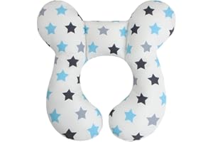 Kakiblin Baby Travle cuscino per testa e collo cuscino di sostegno per passeggino, seggiolino per auto, viaggio