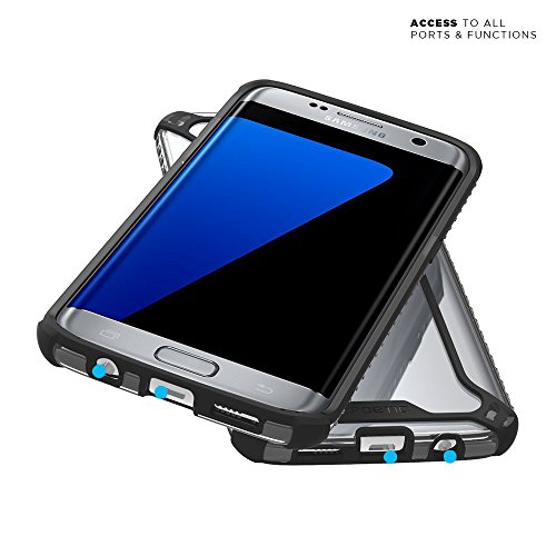 Galaxy S7 Edge Tel fono M vil Poetic Affinity pr mium Serie Fino Fino Protege Da Donde necesario transparente Bumper Carcasa Funda Carcasa de dos materiales para Samsung Galaxy S7 Edge Negro Transparente reviews Galaxy S7 Edge Tel fono M vil Poetic Affinity pr mium Serie Fino Fino Protege Da Donde necesario transparente Bumper Carcasa Funda Carcasa de dos materiales para Samsung Galaxy S7 Edge Negro Transparente