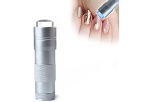 BSTCAR Mini suszarka do paznokci LED, latarka, żelowa, stempel do paznokci, silikonowy, francuski, sztuka stemplowania, z mini lampą UV LED, szybkoschnące narzędzia do stylizacji paznokci