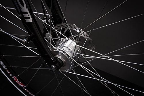 28″ Zoll Alu Damen Fahrrad MIFA Shimano 21 Gang Scheibenbremse Nabendynamo weiss - 5