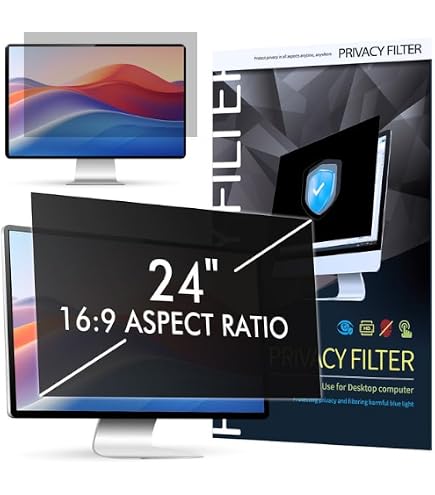 Blaulichtblockierende Displayschutzfolie Für 19-Zoll-Monitore – Filtert Bis Zu 61% Blaulicht & 99% UV