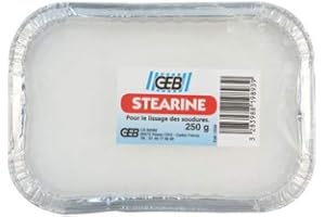 GEB Stearine, massa cerosa di saponificazione per levigare le saldature idrauliche - Pane 1kg