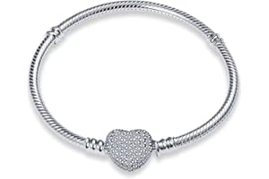 LNQOBU Pulsera de Mujer plata 925 de ley con cierre a Presión Joyería Pulsera,Pulsera Mariposa con Zirconia 5A,Los Mejores Regalos para Chicas