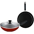 Prestige Classique 3 Pieces Cookware Set, Red