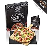 INKLUSIVE PIZZASCHIEBER & eBook - Zu Ihrer Bestellung erhalten Sie außerdem einen Pizzaschieber völlig kostenlos dazu! Dieser besteht aus extra hochwertigem Kiefernholz und erleichtert Ihnen das Ein- & Ausschieben der Pizza in den Ofen!