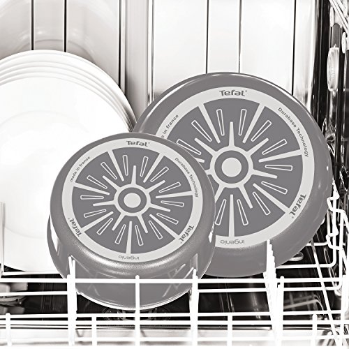 Tefal L21499 Ingenio Essential Pfannen- und Topf-Set, 11-teilig, antihaftversiegelt, Starterset, grau - 9