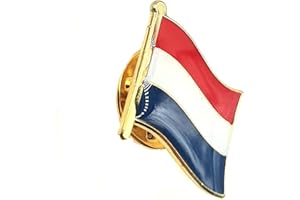 SNS COMPONENTS Holandia holenderska metalowa emalia flaga kraju przypinka odznaka, Metal