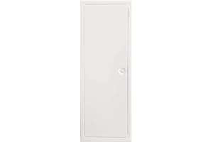 Upmann Grille Revi Porte Softline SV 200 x 600 mm, fermeture RAL9016 carré, 1 pièce, 20587