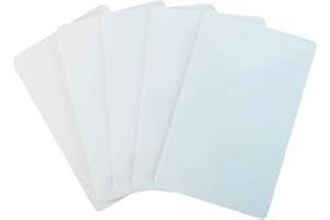 Kartenstudio 100 Premium Plastikkarten/PVC Karten Weiss, 1-5000 Stück, Rohlinge, blanko, Kartendrucker, NEU! (100), BLAWEI100, 85 x 54 x 0,76 mm