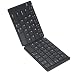 Produktbild htfrgeds Faltbare Bluetooth Tastatur,Layout Klein Faltbar Keyboard, Mini Falttastatur mit Touchpad,Bluetooth Kanal & Stand Kompatibel mit Android Windows IOS Smartphone Handy