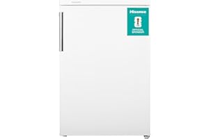 Hisense FV105D4BC21 ‎82 Litres Freestanding Freezer, 56 × 84.5 × 57.5 cm (W×H×D), Stainless steel, Grey