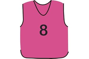 PROSTYLE SPORTS NUMBERED FOOTBALL MESH TRAINING SPORTS BIBS Pack of 7 (1-7 OR number of your choice)-Front only