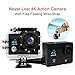 Produktbild 4 K Action Kamera Ultra HD Camcorder 1080p WiFi Wasserdichte Sport-Kamera Unterwasser 30 m 170 ° Weitwinkel-len mit gratis Handgelenksriemen