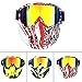 Produktbild Forweilai Taktische Maske,Motorrad Schutzbrille mit Abnehmbar Gesichtsmaske,Soft Bullet Dart Schutzspiegel Gesichtsmaske für Nerf