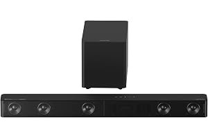 ULTIMEA 5.1-kanalig soundbar med Dolby Atmos, VoiceMX, BassMX, app, hemmabiosystem med 4D-surroundljud, 340 W soundbar för TV
