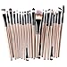 Tonsee® Professional 20 pcs Makeup Brush Set tools Make-up Toiletry Kit Wool Brand Make (Gold)