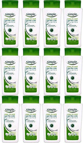 TWELVE PACKS of Simple Gentle Shampoo 200ml