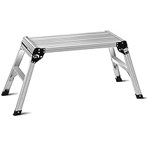 Scaletto A Piattaforma Silverline - 82x30x80 Cm, Alluminio, Antiscivolo, Conforme EN14183 - Foto 9