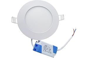 Digilamp - Downlight rond encastrable Extra Plat 6w lumière blanc neutre 4000K