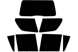 PSSC WINDOW FILM PSSC Pre Cut Rear Car Window Films for Volvo XC90 2003-2014 5% Very Dark Limo Tint