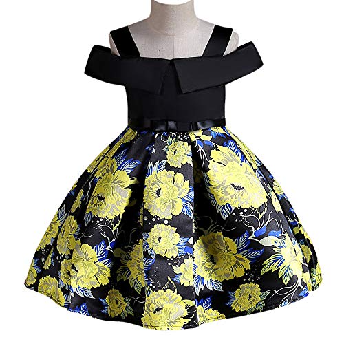 Si Rosa By Hopscotch Girls Cotton Cute Floral Print Dress