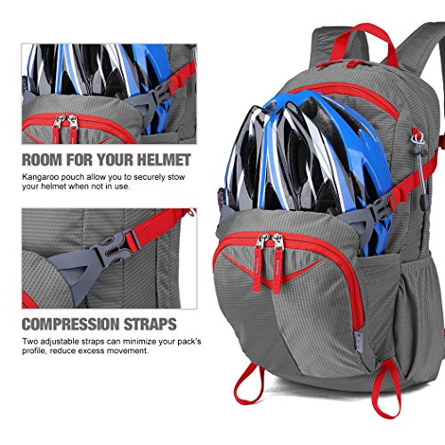 Mardingtop 20L Unisex Fahrrad Rücksack für Radsport/Camping/Wandern/Reisen, 44X25.5X14cm - 5