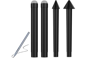 Supernight - Punta de recambio compatible con Surface Pen (modelo 1776) / Surface Pro 4 Pen con función de inclinación y 4096 niveles de presión, 4 unidades HB/HB/2H/H