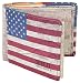 Produktbild Stars and Stripes Geldbörse Designer Herren Geldbeutel USA Portemonnaie für Männer Flaggen-Design Portmonee 1162