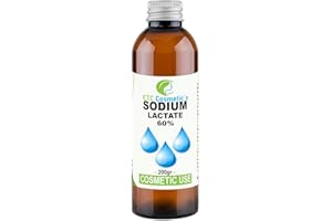 ETC COSMETIC`S Lactate de sodium 60% - 200 gr - Utilisation Pour les savons en pain, il est utile de produire un pain plus dur qui dure plus longtemps | Un excellent additif