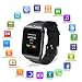 Produktbild HAMSWAN LG118 Bluetooth Smartwatch mit Kamera Alles in 1 Uhr für iPhone, Android Samsung Galaxy Note, Nexus, HTC, Sony (Silber)