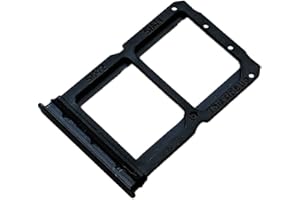 MAINHATTAN MOBILE Dual Nano SIM Kartenhalter für OnePlus 6T (A6010, A6013), Original Ersatzteil, Spiegelschwarz