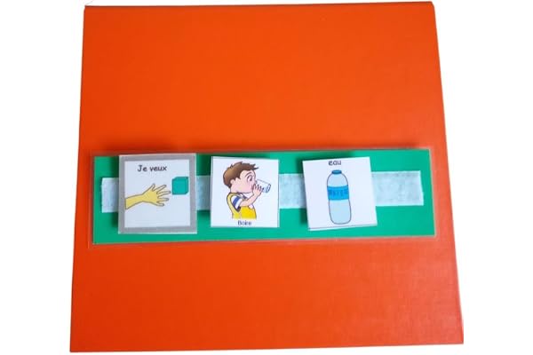Générique Classeur de Communication pour pictogrammes Type pecs makaton autiste TSA tdah autisme Support visuel Handicap