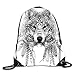 Produktbild sexy world Pink Zebra Pattern Drawstring Backpack Travel Rucksack Shoulder Bags Fashion Gym Bag