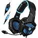 Produktbild Sades SA-807 Playstation 4 Pro Xbox One S Stereo-Headset über-Ohr-Gaming-Kopfhörer mit Mikrofon für PC PS4 iPad Mobile Tablet-Mac (schwarz & blau)