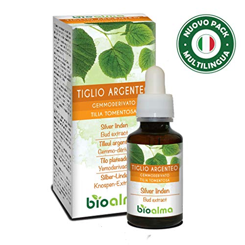 TIGLIO ARGENTEO (TILIA TOMENTOSA) GEMMODERIVATO BIOALMA - 60 ML. Prodotto a base di gemme purissime di tiglio argenteo. 100% naturale, senza zuccheri aggiunti. Ideale anche per le donne in gravidanza.