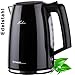 Produktbild TZS First Austria - 2200 Watt Edelstahl-Wasserkocher 1,7L schwarz | herausnehmbarer Kalkfilter | Innenraum aus Edelstahl | außen kratzfeste Lackierung in schwarz glänzend | modern Design