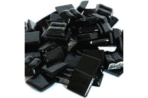 HOBBY ISLAND MOSAICS 203 Vitreous Mosaic Tiles 10mm - Black