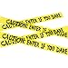 Produktbild Halloween Absperrband Zombie Flatterband 6 m Untoter Warnband Caution Absperrkette