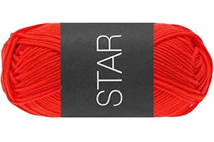 ‎LANA GROSSA LANA GROSSA Star | Topflappen-Baumwolle | Handstrickgarn aus 100% Baumwolle | 50g Wolle zum Stricken & Häkeln | 90m Garn FB3