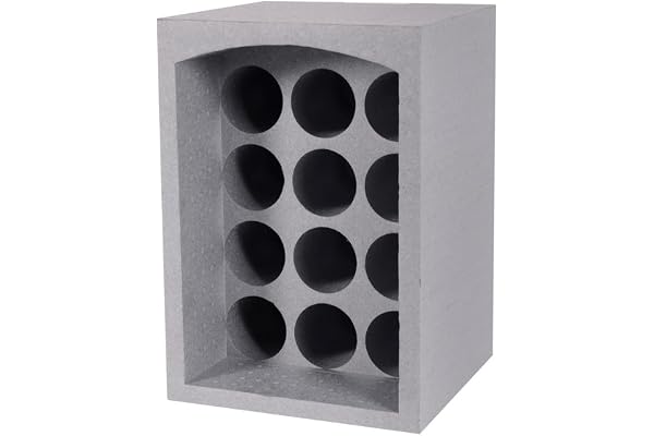 Casier 12 bouteilles ps expansé gris
