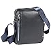 Produktbild JUNBOSI Herren Umhängetasche Diagonal Leder Herren Taschen Casual Leder Taschen Vertikale Gehobenen Business Herren Taschen Reisen Multifunktionale Freizeit Tasche (Farbe : Blau, Größe : One size)