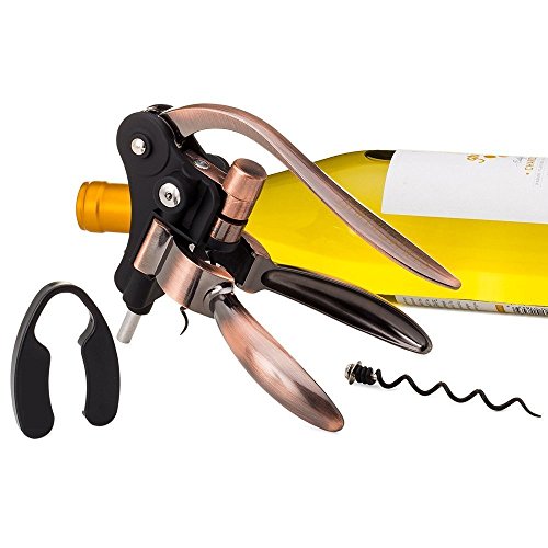 Weinöffner, Smaier Kaninchen Stil Kellner-Korkenzieher Wein Flaschenöffner und Bonus Folienschneider – Bar Wein-Accessoires und Geschenke - 6