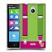 Produktbild Head Case Designs Neon Hosenträger Serie 2 Soft Gel Hülle für Nokia X2 Dual SIM