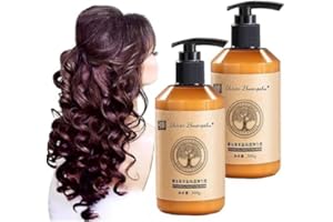 CESGIGO Długotrwała stylizacja marokańska objętość, nawilżająca elastyczność, długotrwała stylizacja do suchych, uszkodzonych włosów Bounce-Curl, 300 g (2 sztuki)