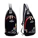 Produktbild Freizeit Sling Rucksack Nylon Undurchlässig Tragbar Fahrrad fahren Klettern Reisen Schule Große Kapazität Männer und Frauen Sling Bag , black