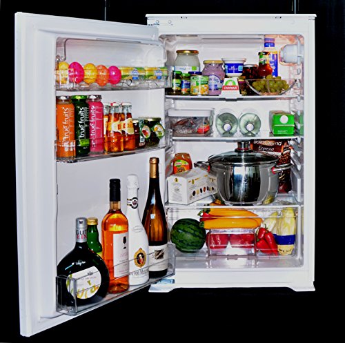 Preisvergleich Produktbild Einbaukühlschrank ALASKAline KSAL270A+ Schlepptürtechnik Kühlschrank 0,88 m hoch weiß